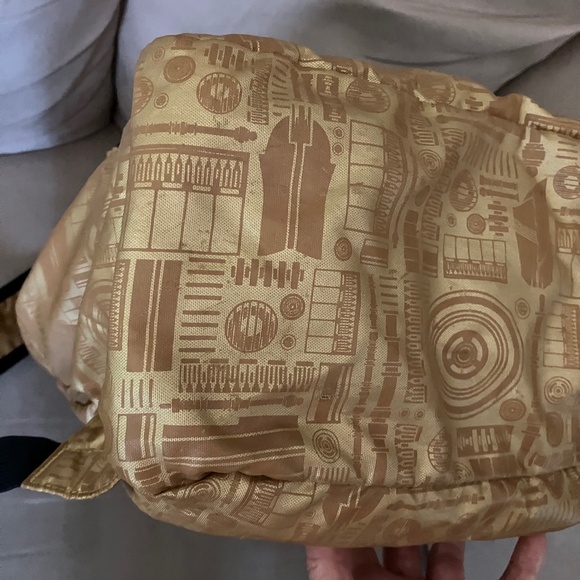 Nixon Star Wars C3PO Lightweight Packable Backpack Gold Droid C-3PO Book Bag - Picture 7 of 12